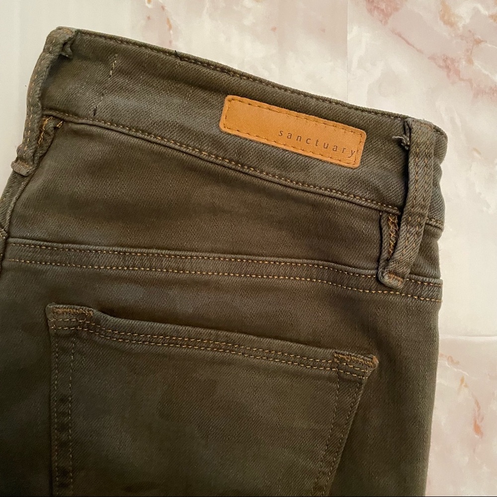 Sanctuary Denim Camo print Social Ankle Skinny Standard Rise jeans
